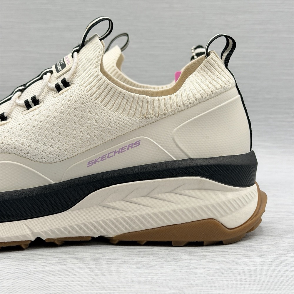 Skechers Switch Back Zenventure Women's 9 Cream Knit Sneakers Trail 180159 - Picture 3 of 11